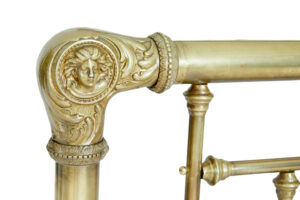 American 19th Century Ornate Brass Double Bed — thumbnail 14