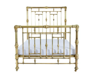 American 19th Century Ornate Brass Double Bed — thumbnail 8