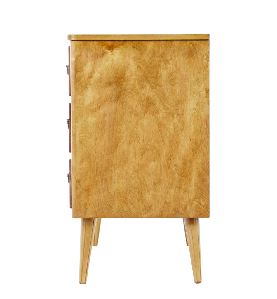 1960’s Scandinavian Birch Chest of Drawers — image 3