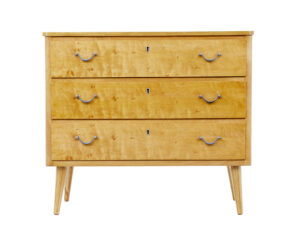 1960’s Scandinavian Birch Chest of Drawers — thumbnail 6