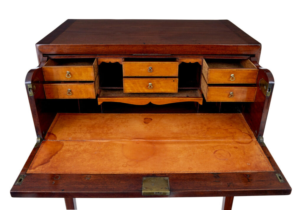 Early 19th Century Campaign Chest on Stand — image 9