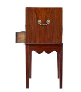 Early 19th Century Campaign Chest on Stand — thumbnail 4