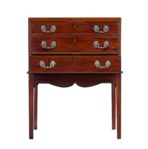 Early 19th Century Campaign Chest on Stand — thumbnail 5