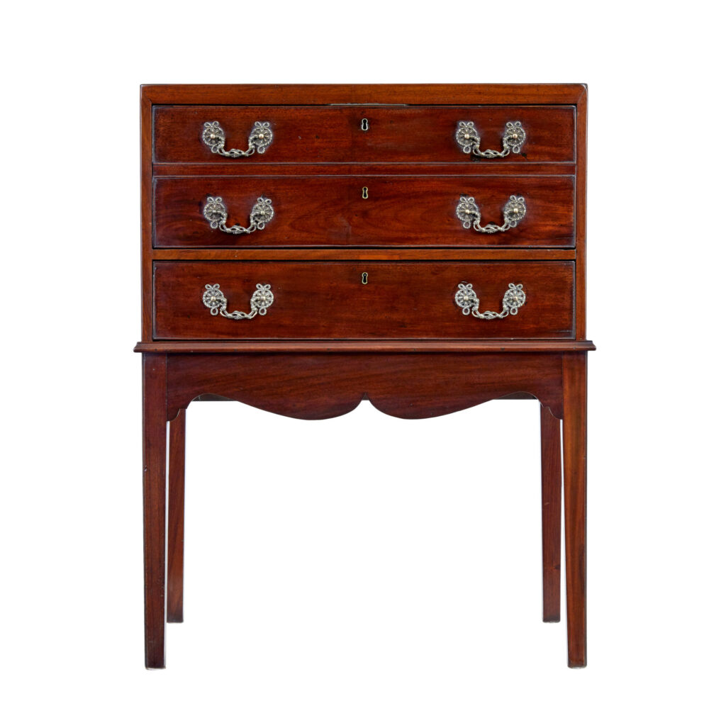 Early 19th Century Campaign Chest on Stand — image 7
