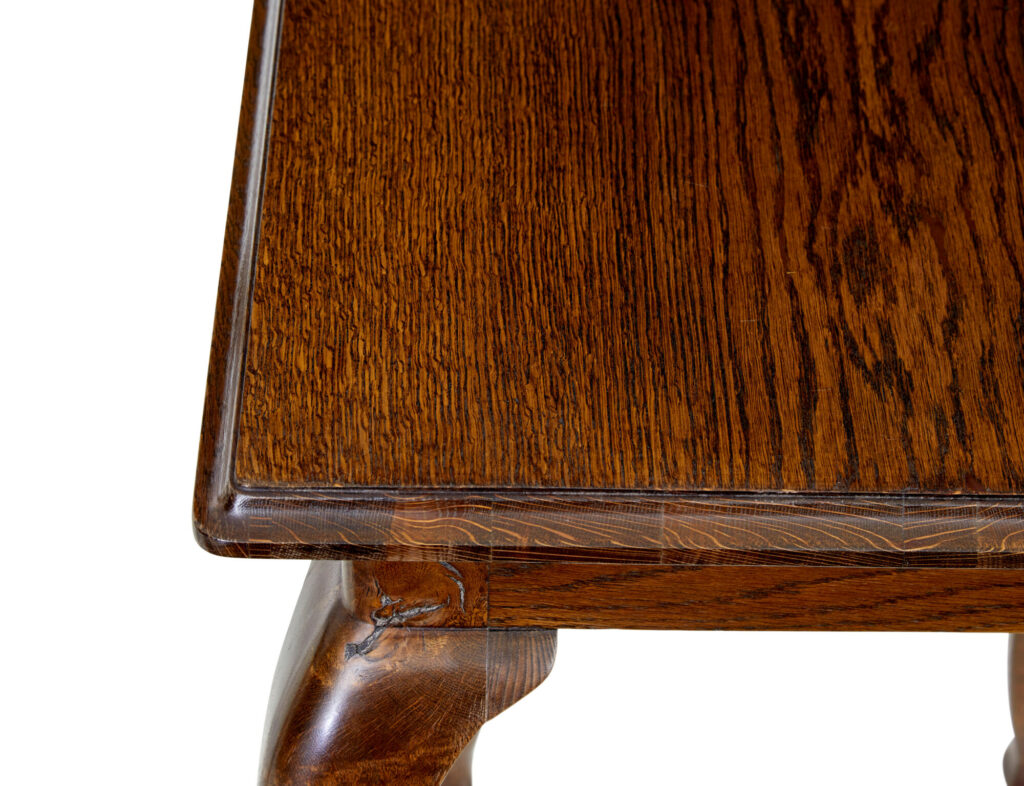 Pair of Early 20th Century Oak Side Tables — image 5