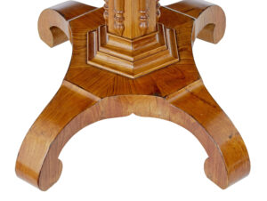 Elm Scandinavian 19th Century Oval Center Table — thumbnail 4