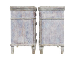 Pair of 19th Century Painted Pine Swedish Chest of Drawers — thumbnail 9