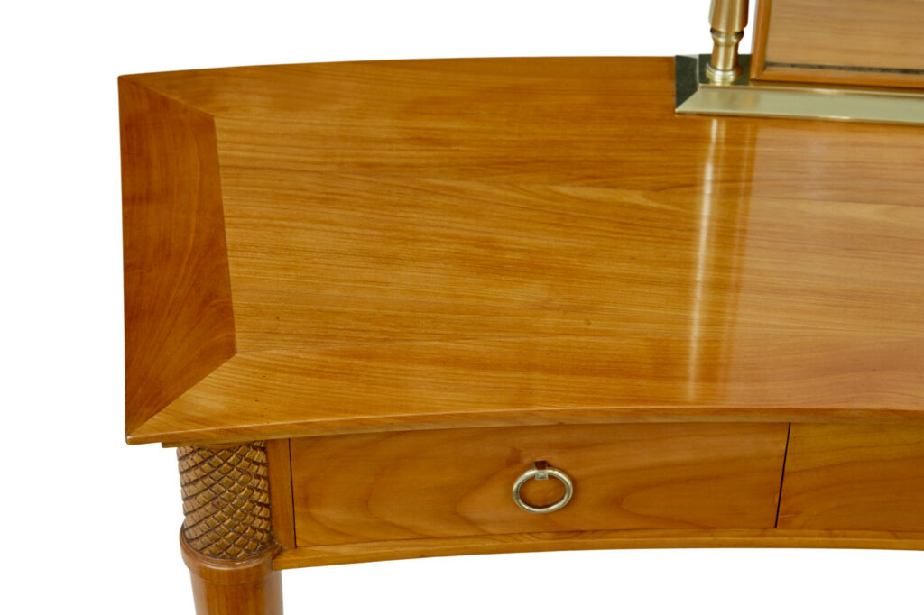 Contemporary Dressing Table and Stool in Cherry — image 6