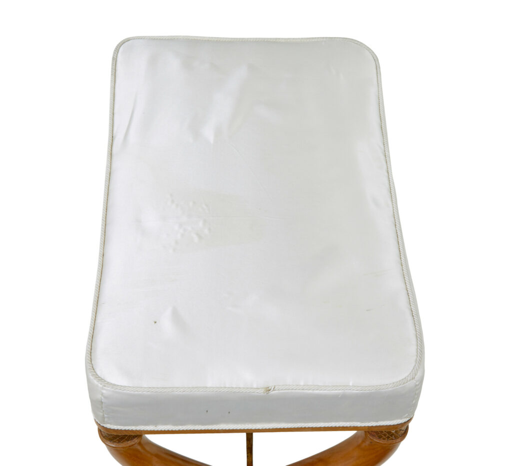 Contemporary Dressing Table and Stool in Cherry — image 4