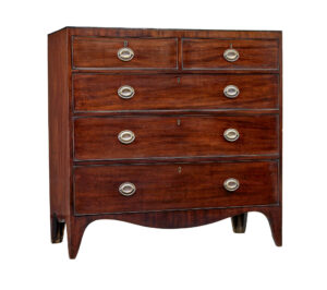 19th Century Mahogany Chest of Drawers — thumbnail 1
