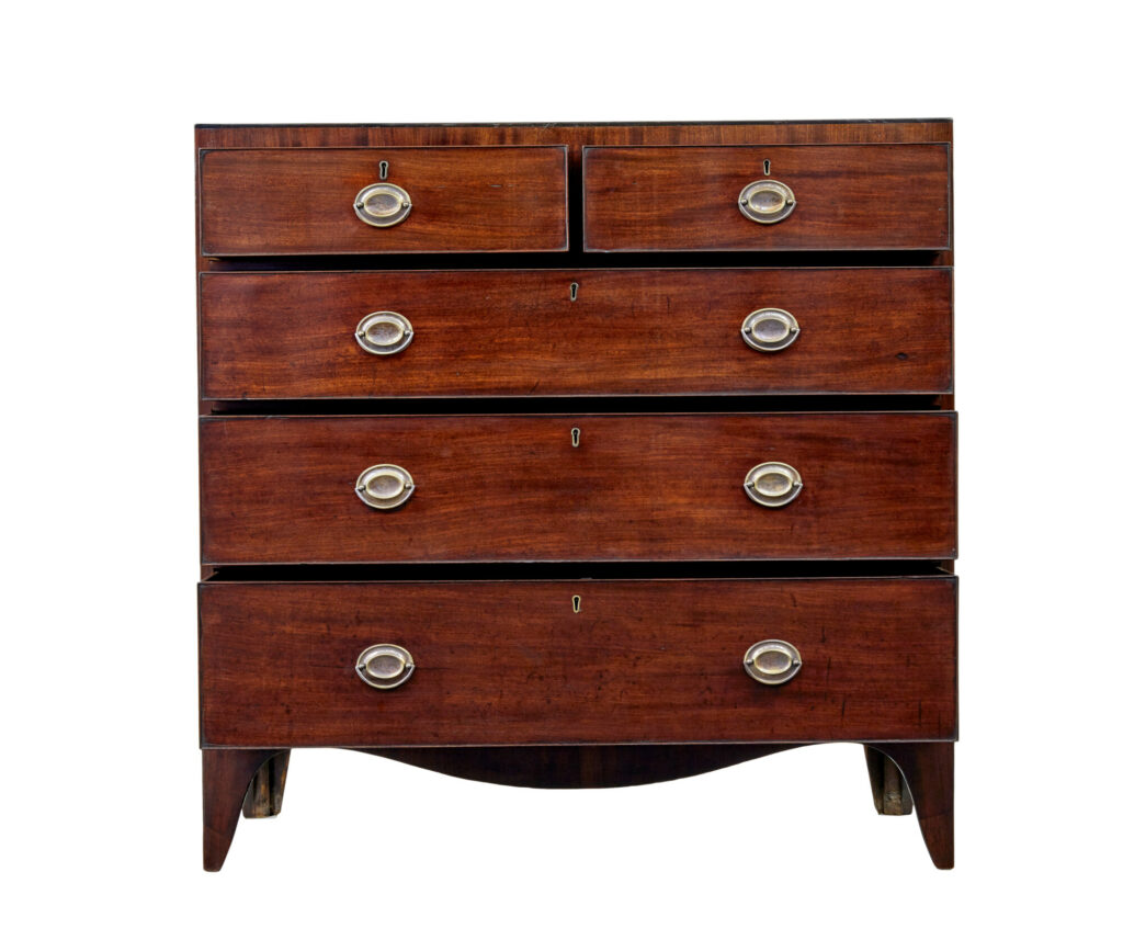 19th Century Mahogany Chest of Drawers — image 6