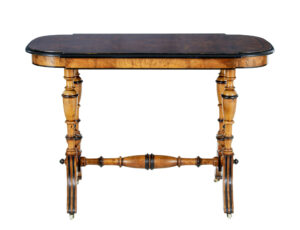 Late 19th Century Aesthetic Movement Walnut Occasional Table — thumbnail 8