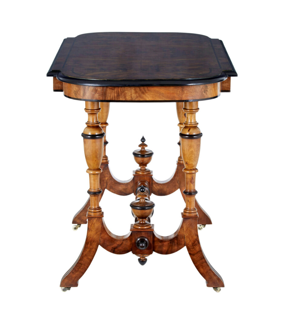 Late 19th Century Aesthetic Movement Walnut Occasional Table — image 7