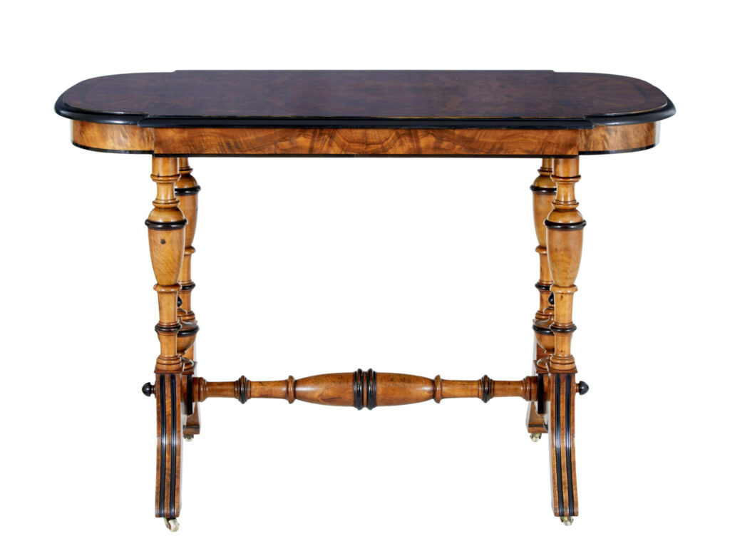 Late 19th Century Aesthetic Movement Walnut Occasional Table — image 6