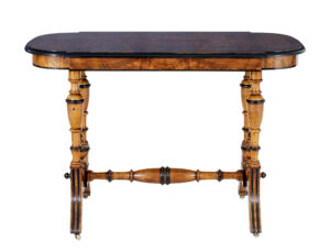 Late 19th Century Aesthetic Movement Walnut Occasional Table — thumbnail 6