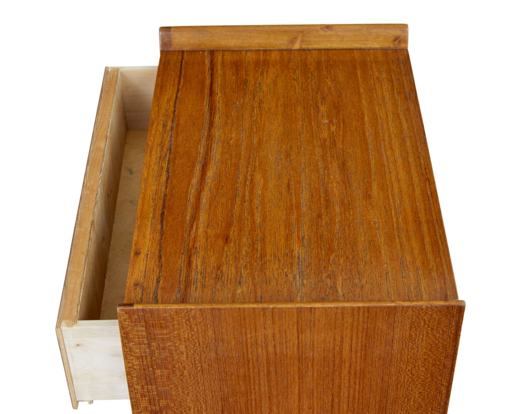 Pair of Mid 20th Century Scandinavian Teak Chest of Drawers — image 6