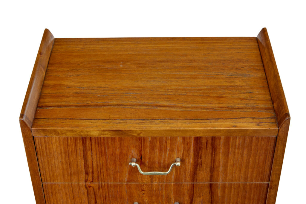 Pair of Mid 20th Century Scandinavian Teak Chest of Drawers — image 5