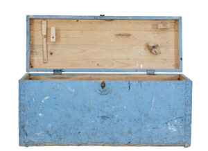 19th Century Swedish Painted Pine Tool Box — thumbnail 2