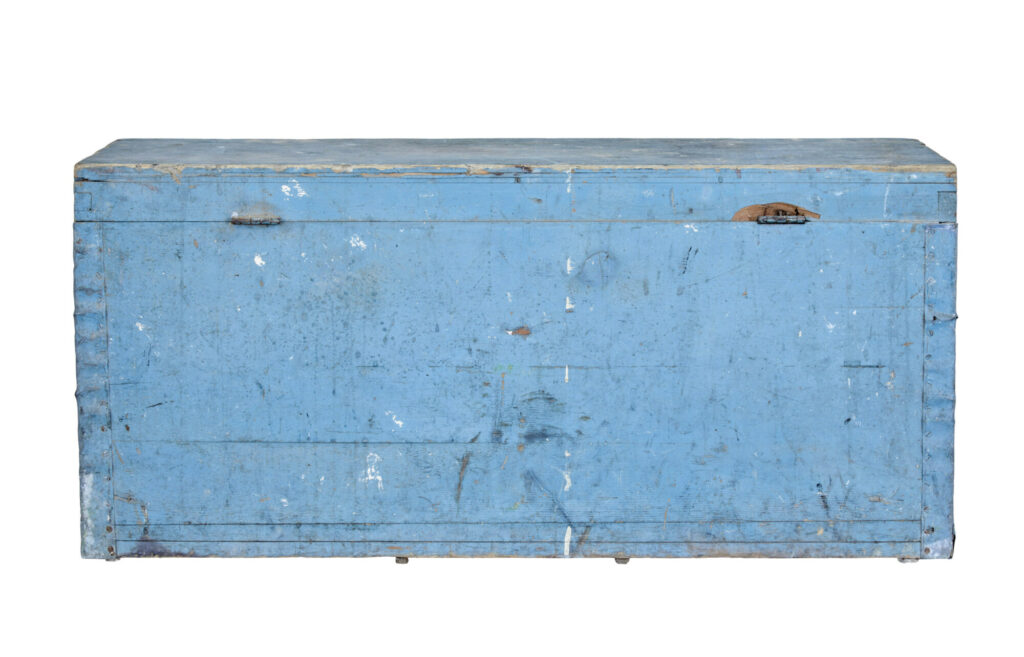 19th Century Swedish Painted Pine Tool Box — image 8