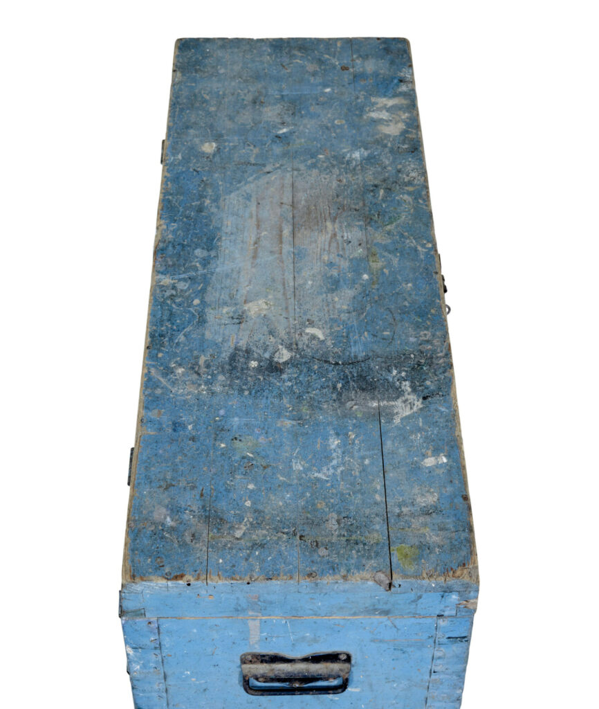 19th Century Swedish Painted Pine Tool Box — image 6