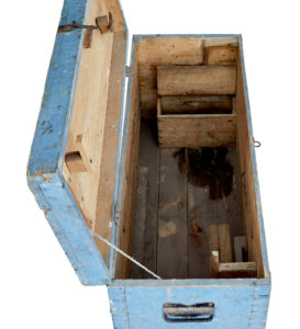 19th Century Swedish Painted Pine Tool Box — thumbnail 5
