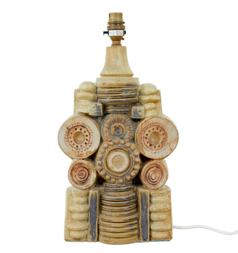 1970’s Brutalist Table Lamp by Bernard Rooke — image 2