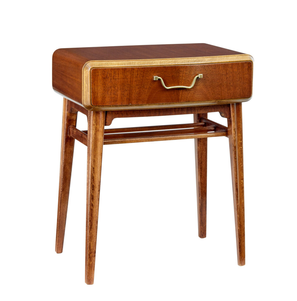Mid 20th Century Mahogany Bedside Table by Bodafors