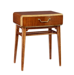 Mid 20th Century Mahogany Bedside Table by Bodafors — thumbnail 1