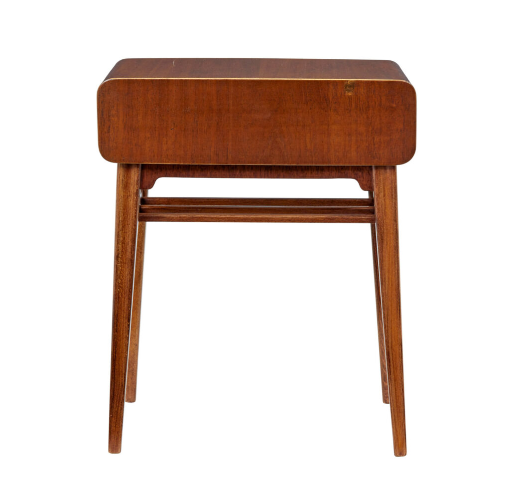 Mid 20th Century Mahogany Bedside Table by Bodafors — image 4