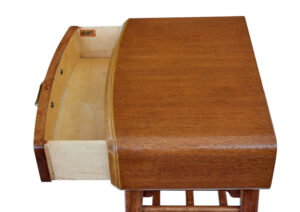 Mid 20th Century Mahogany Bedside Table by Bodafors — thumbnail 2