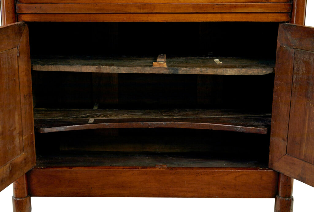 19th Century French Empire Fruitwood Armoire Cupboard — image 8