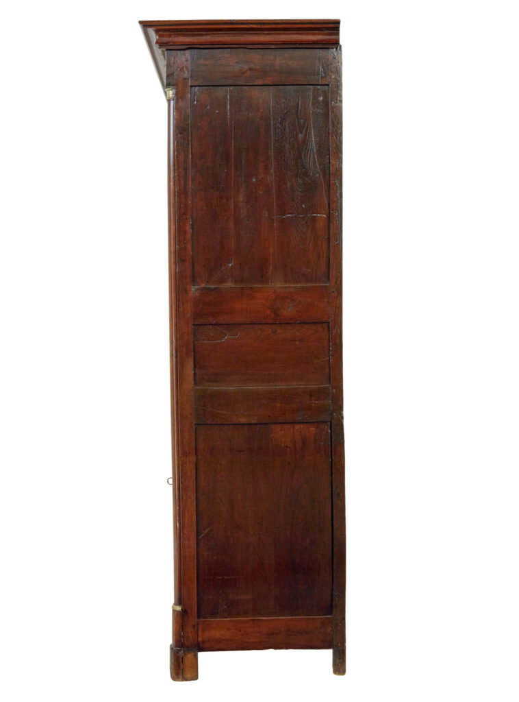 19th Century French Empire Fruitwood Armoire Cupboard — image 7