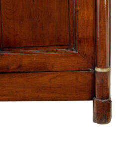 19th Century French Empire Fruitwood Armoire Cupboard — thumbnail 4