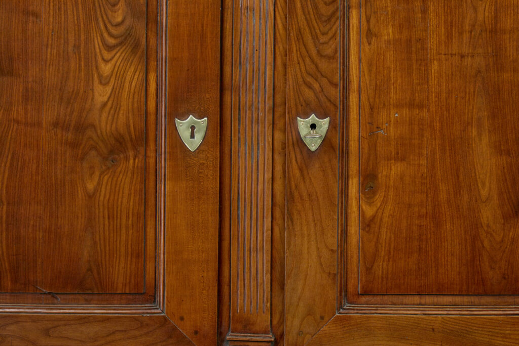 19th Century French Empire Fruitwood Armoire Cupboard — image 3