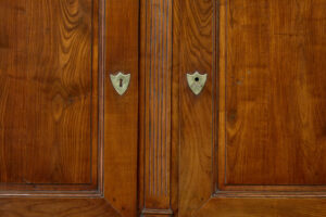 19th Century French Empire Fruitwood Armoire Cupboard — thumbnail 3