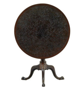 Early 19th Century Mahogany Tilt Top Occasional Table — thumbnail 5