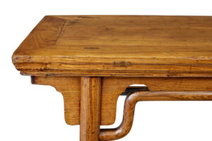 19th Century Chinese Carved Elm Occasional Table — thumbnail 9