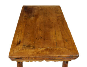 19th Century Chinese Carved Elm Occasional Table — thumbnail 7