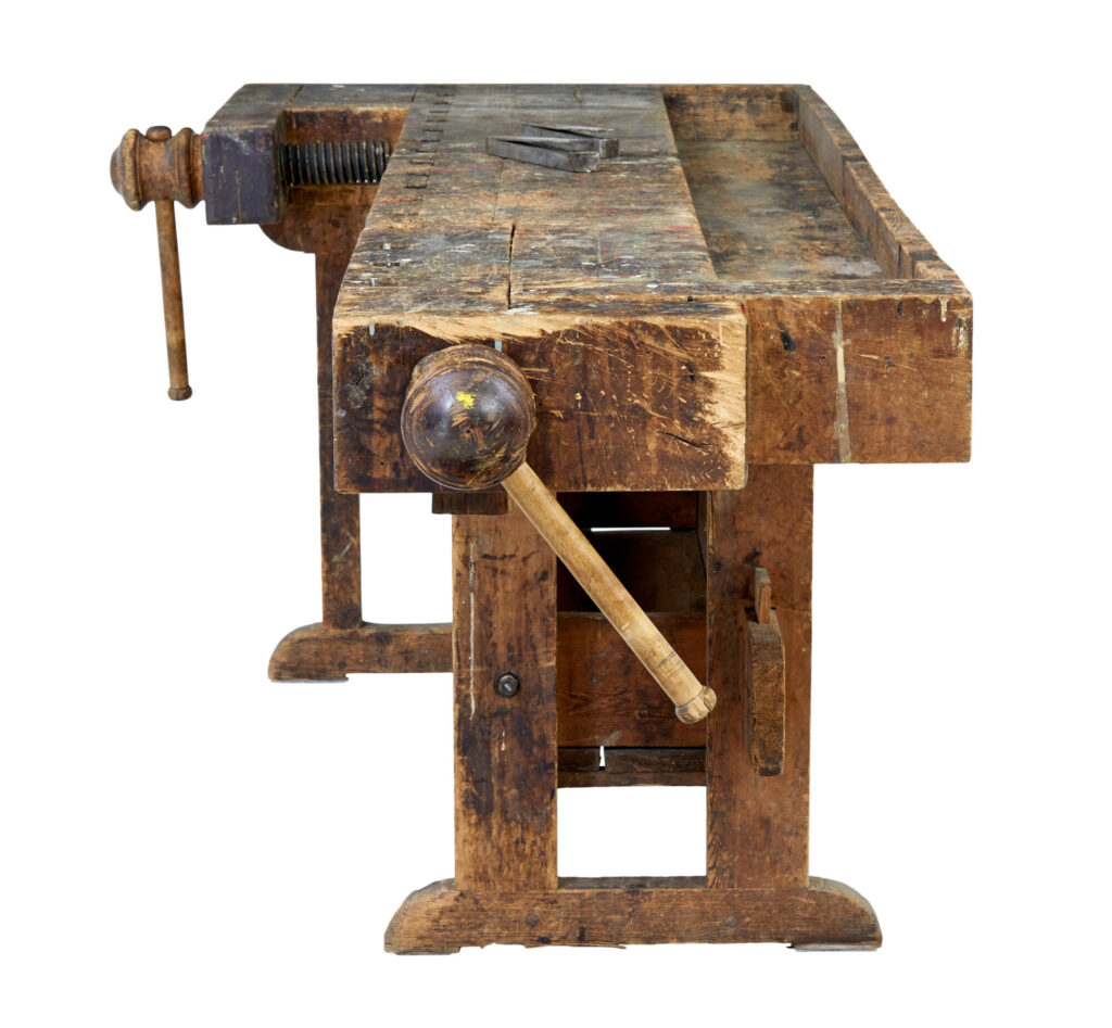 19th Century Scandinavian Pine Workbench — image 8