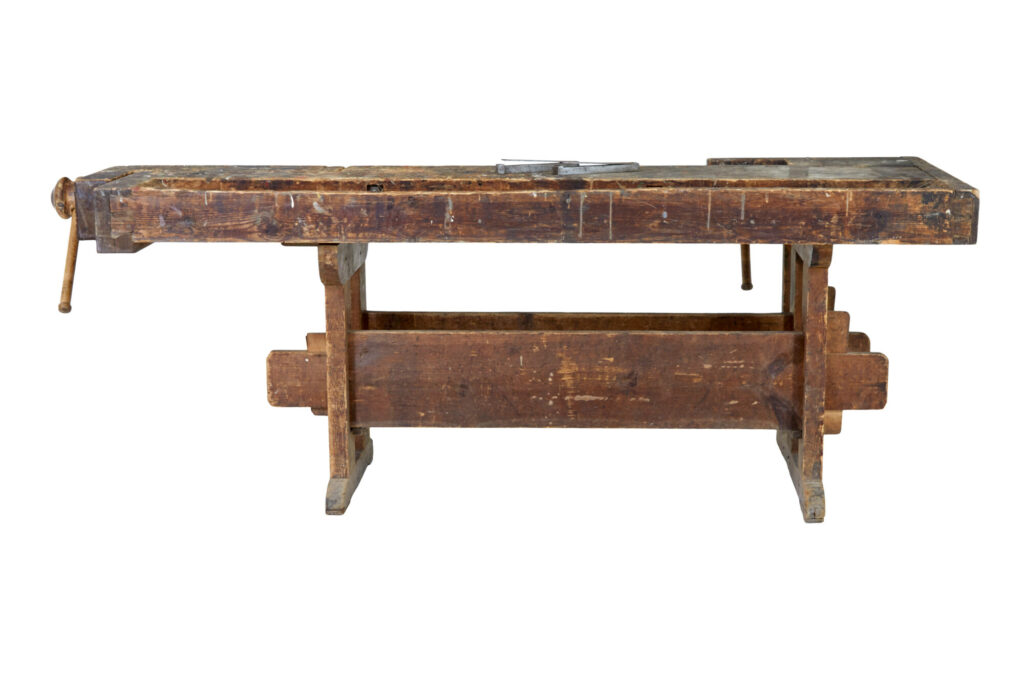 19th Century Scandinavian Pine Workbench — image 7