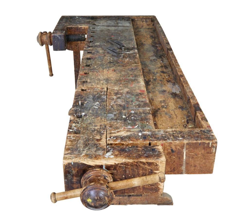 19th Century Scandinavian Pine Workbench — image 6