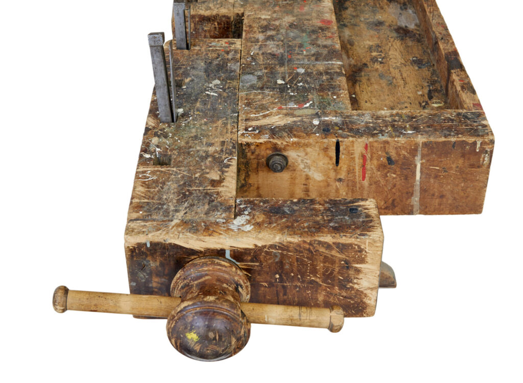19th Century Scandinavian Pine Workbench — image 5