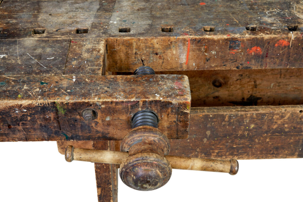 19th Century Scandinavian Pine Workbench — image 3