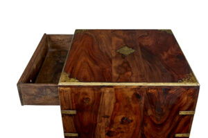 19th Century Tall Campaign Chest of Drawers — thumbnail 6