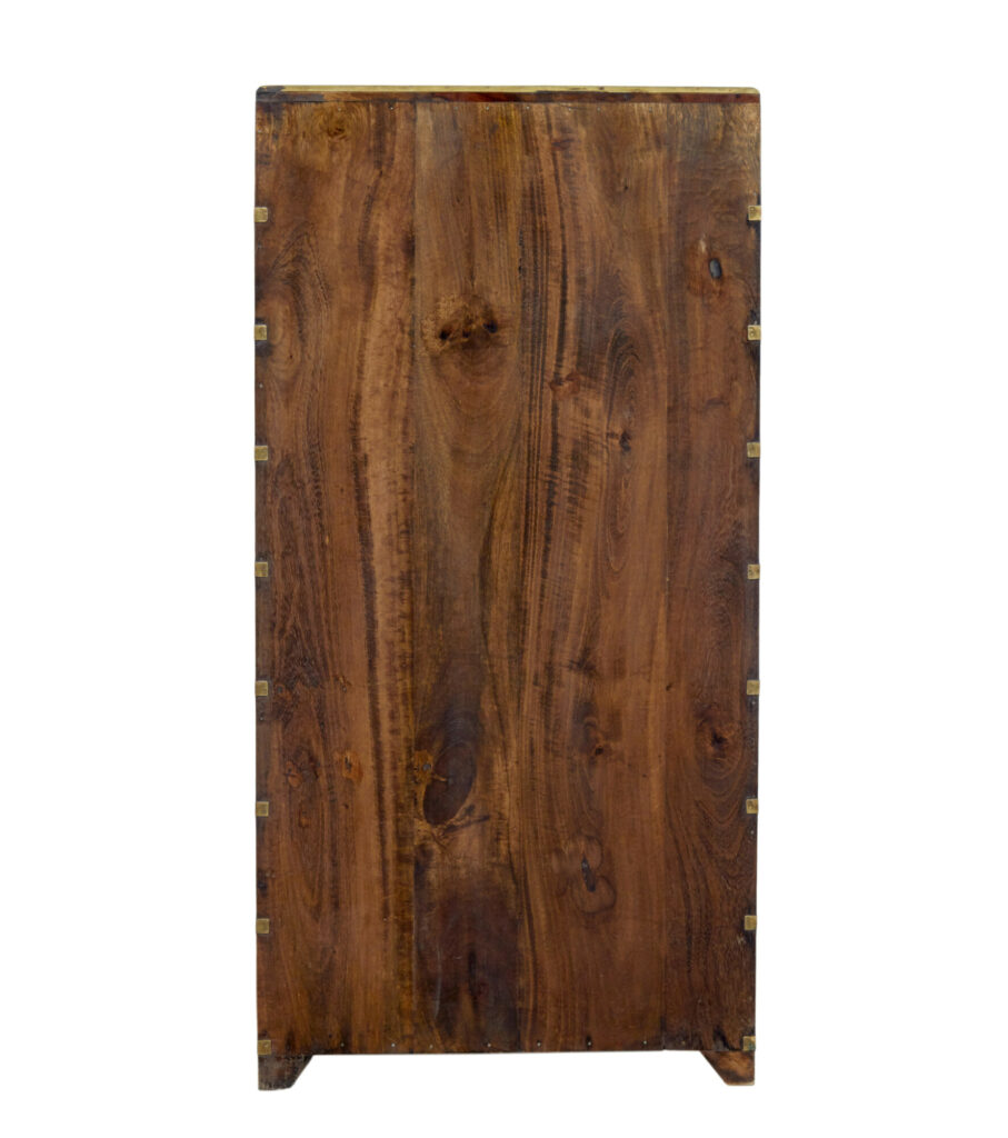 19th Century Tall Campaign Chest of Drawers — image 4