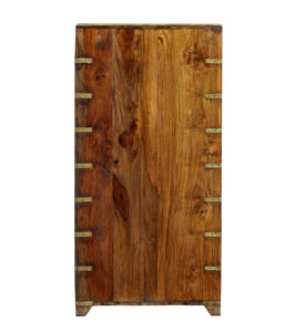 19th Century Tall Campaign Chest of Drawers — thumbnail 3