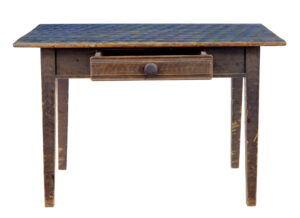 Traditional Hand Painted Swedish 19th Century Pine Side Table — thumbnail 7