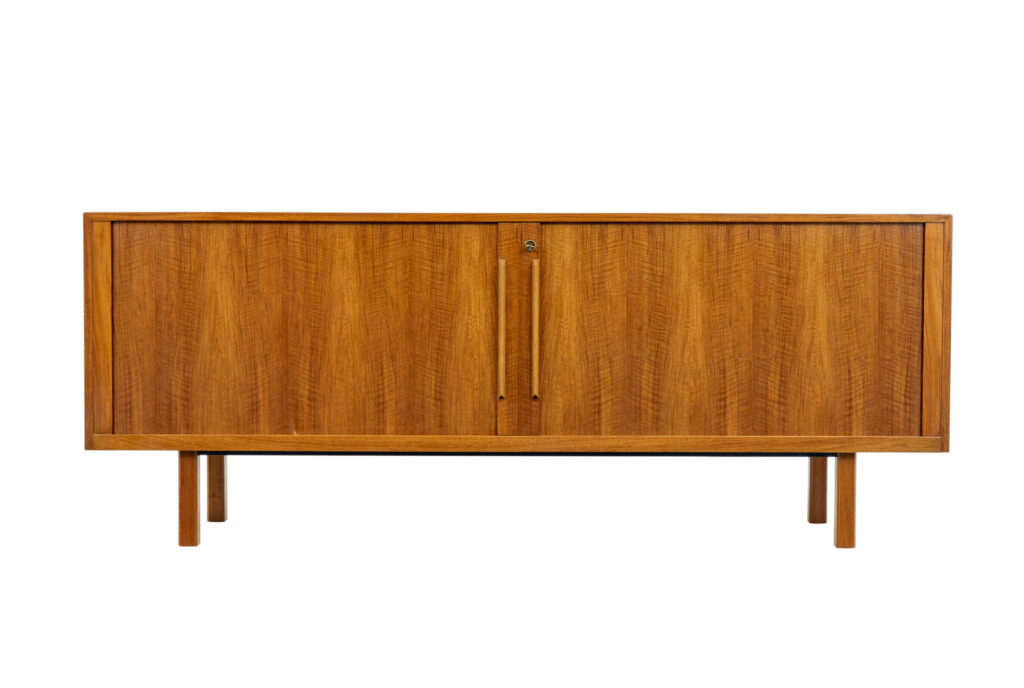 20th Century Swedish Teak Tambour Front Sideboard by Atvidabergs — image 8