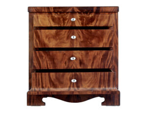 19th Century Biedermeier Mahogany Chest of Drawers — thumbnail 6