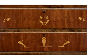 Swedish Art Deco Inlaid Birch Chest of Drawers — thumbnail 7